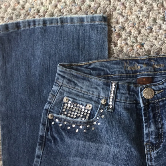 Vanilla Star bling jeans sz 3 - Picture 2 of 3